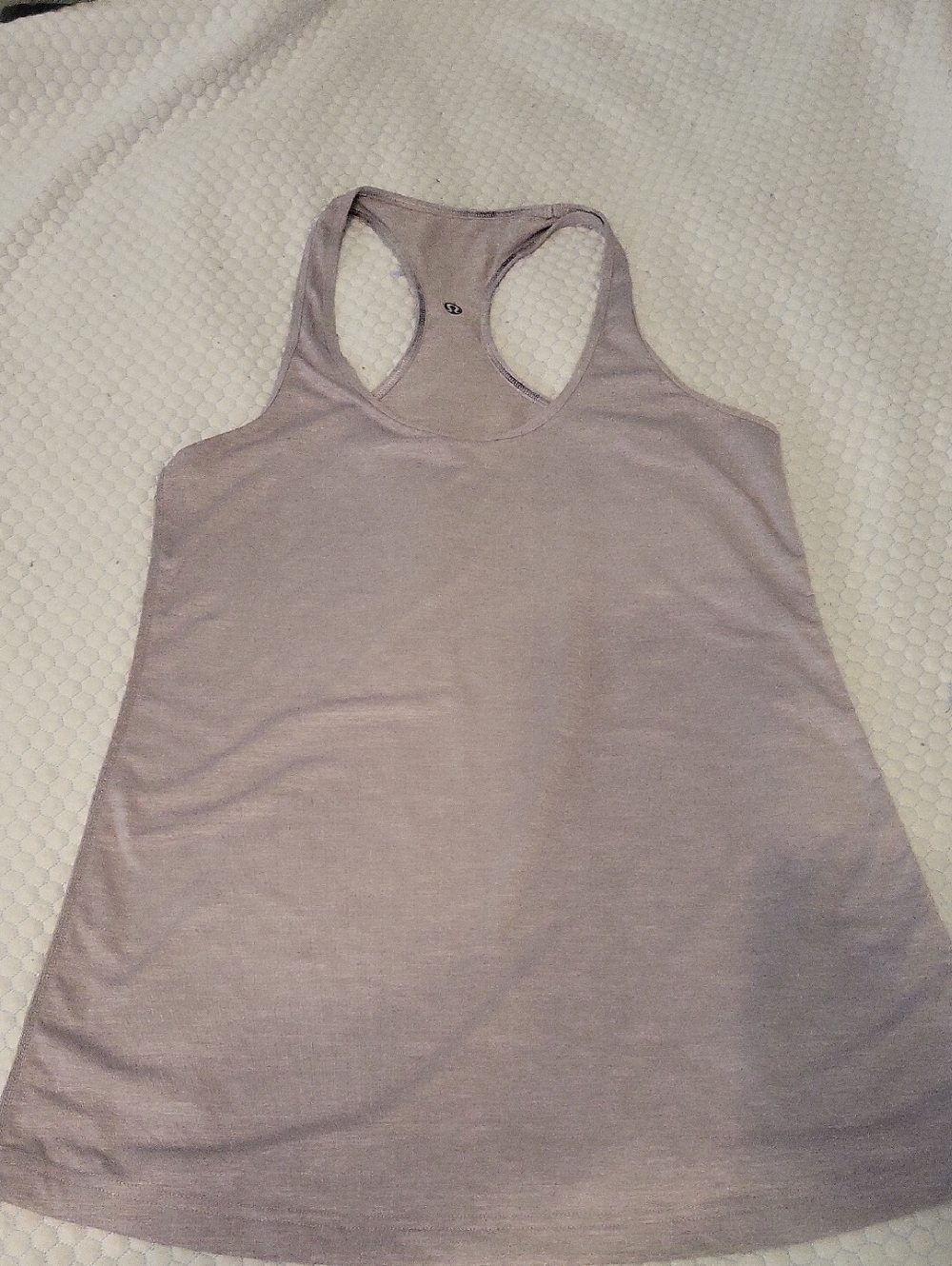 Silver/Gray Lululemon Racerback Tank Top (CRB)